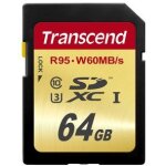 CARD Card 64GB Transcend SDXC UHS-I U3 95/60 MB/s