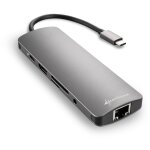 Sharkoon USB 3.0 Type C Combo Adapter (dunkelgrau)