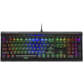 Sharkoon SKILLER SGK60 (schwarz. US-Layout. Kailh Box White)