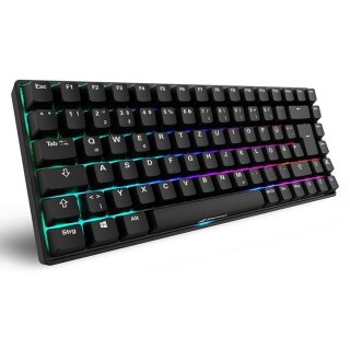 Sharkoon SKILLER SGK50 S3 PBT (schwarz. DE-Layout. Gateron G Pro 3.0 Yellow)