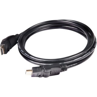 Club3D HDMI-Kabel A -> A 2.0 360° Drehbar 4K60Hz UHD 2 Meter retail
