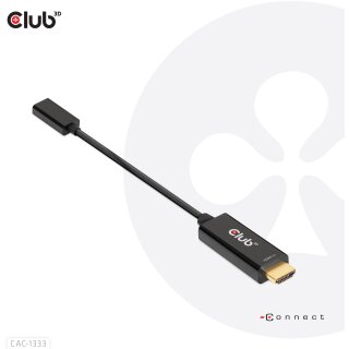 Club3D Adapter HDMI 2.0 > USB-C 4K60Hz aktiv St/Bu