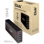 Club3D Schnellladegerät 1xUSB Typ C. 4xUSB Typ A. PD...