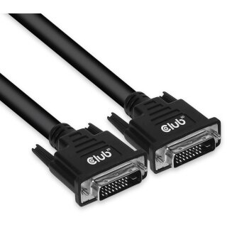 Club3D DVI-Kabel Dual Link (24+1) bidirektional 3m St/St