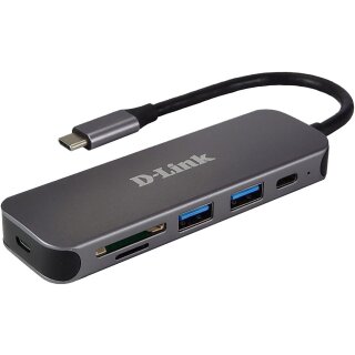 D-Link DUB-2325/E 5-in-1 USB-C Hub