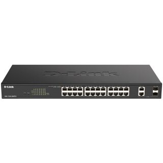 24P+2P D-Link DGS-1100-26MPV2/E M RM 2xSFP PoE (370W)