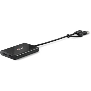 Club3D Adapter USB-C (USB A Adapter) > 2x HDMI 4K@60Hz St/Bu