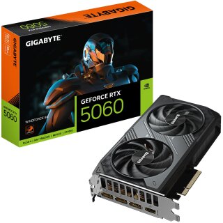 RTX 5060 8GB GIGABYTEWINDFORCE GDDR7