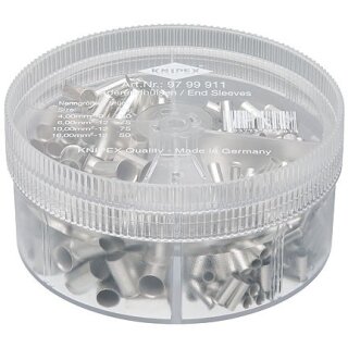 KNIPEX Sortiment unisolierte Aderendhlsen