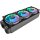 120mm Thermaltake Riing Duo 12 RGB Radiator Fan 3 Pack Black
