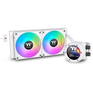 K Thermaltake Wasserkühlung TH240 V2 Ultra EX ARGB Sync All-In-One Liquid Cooler - Snow Edition