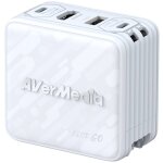 AVerMedia Ladedock. EliteGO (GC313Pro) White. 100W GaN. HD