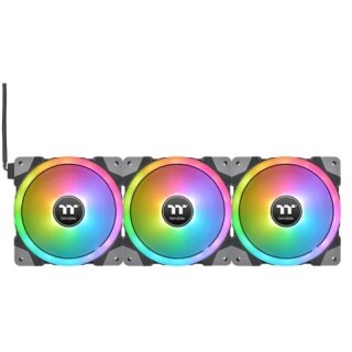 120mm Thermaltake SWAFAN EX12 RGB PC Cooling Fan TT Premium Edition 3 Pack