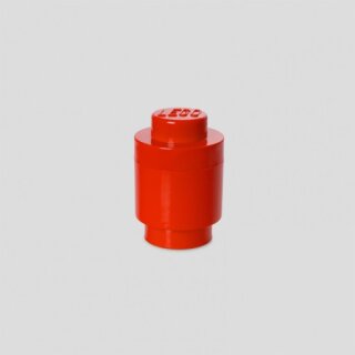 Room Copenhagen LEGO Storage Brick 1 rund rot (rot)