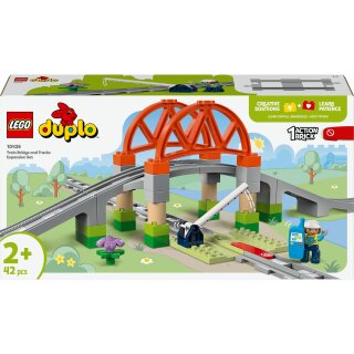 LEGO 10426 DUPLO Town Eisenbahnbrcke und Schienen - Erweiterungsset