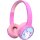 BTH-106P Kinder BT Over-Ear Headset pink