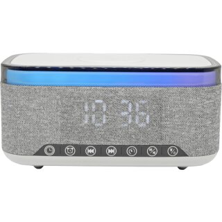 CRQ-225 Uhrenradio m. BT/Wireless Charger 15W