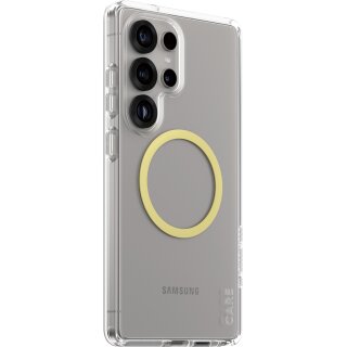 CARE Flagship Case Clear w. Chardonnay QI Galaxy S25 Ultra