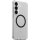 CARE Flagship Case Clear/Black QI Compatible Galaxy S25 Plus