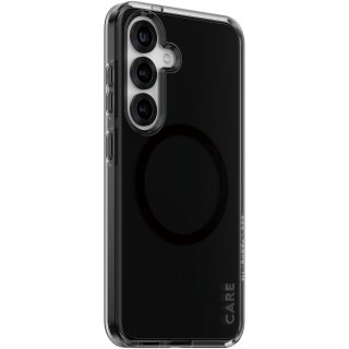 CARE Flagship Case Smokey w. Black QI Compatible Galaxy S25