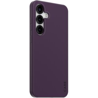 CARE Fashionable Case Plum Purple w. QI Galaxy S25 Plus
