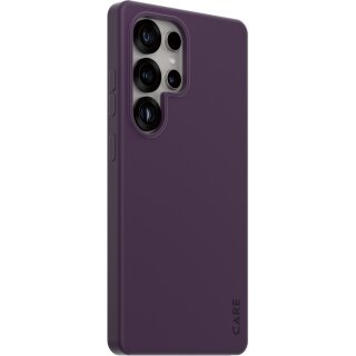CARE Fashionable Case Plum Purple w. QI Galaxy S25 Ultra