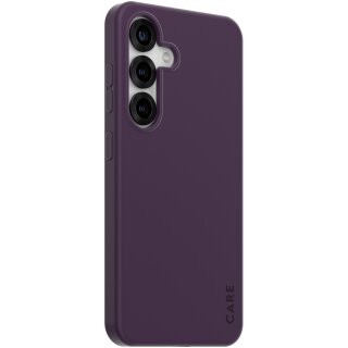CARE Fashionable Case Plum Purple w. QI Compatible Galaxy S25