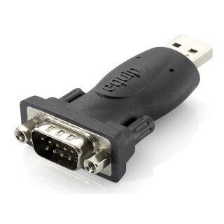 Equip Adapter USB-A -> Seriell RS232-DB9 St/St sw
