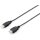 Equip Kabel USB-A 2.0 -> A Verl. St/Bu 3.00m 480Mbps sw Polybeutel