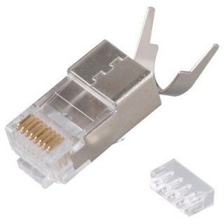 Equip Stecker Cat.8 RJ45 geschirmt 50er Set grau