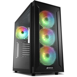 Sharkoon TG6M RGB ATX 1xGlas Black