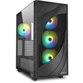 Sharkoon Rebel C80G RGB ATX 1xGlas Black