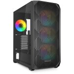Sharkoon AK3 RGB ATX 1xGlas Black