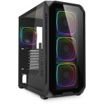Sharkoon AK5G RGB ATX 1xGlas Black