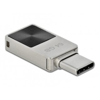 STICK DELOCK Mini USB 5Gbps USB-C Speicherstick 64GB Metallgehäuse