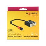 DELOCK Adapter USB Type-C Stecker > DVI Buchse DP Alt...
