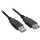 Kabel USB 3.0 Verlängerung 1.0m schwarz