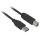 Kabel USB 3.0 StA-StB 2.0m schwarz