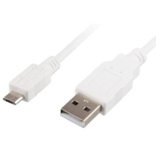 Kabel USB 2.0 A-B Micro 1.5m schwarz