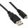 Kabel USB 2.0 A-B Micro 0.5m schwarz