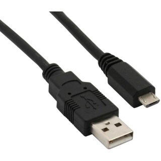 Kabel USB 2.0 A-B Micro 2.0m schwarz