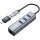 GRAUGEAR USB-HUB 3x USB 3.0 Ports Type-A+ Gbit LAN retail
