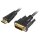 Sharkoon Kabel HDMI -> DVI-D (24+1) 5m schwarz