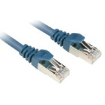 Sharkoon Kabel RJ45 CAT.6 SFTP 0.25m blau