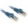 Sharkoon Kabel RJ45 CAT.6 SFTP 0.25m blau