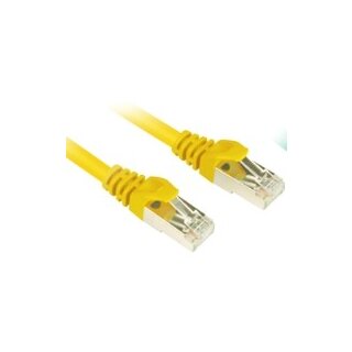 Sharkoon Kabel RJ45 CAT.6 SFTP 0.25m gelb