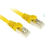 Sharkoon Kabel RJ45 CAT.6 SFTP 0.5m gelb