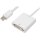 Sharkoon Kabel Adapter mini Displayp. -> DVI 15cm weiß