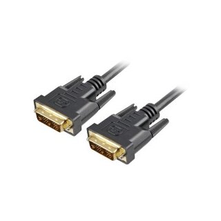 Sharkoon Kabel DVI-D -> DIV-D (18+1) 1m schwarz