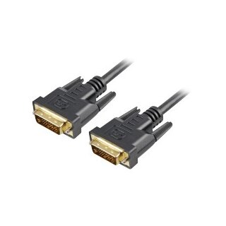 Sharkoon Kabel DVI-D -> DIV-D (24+1) 1m schwarz